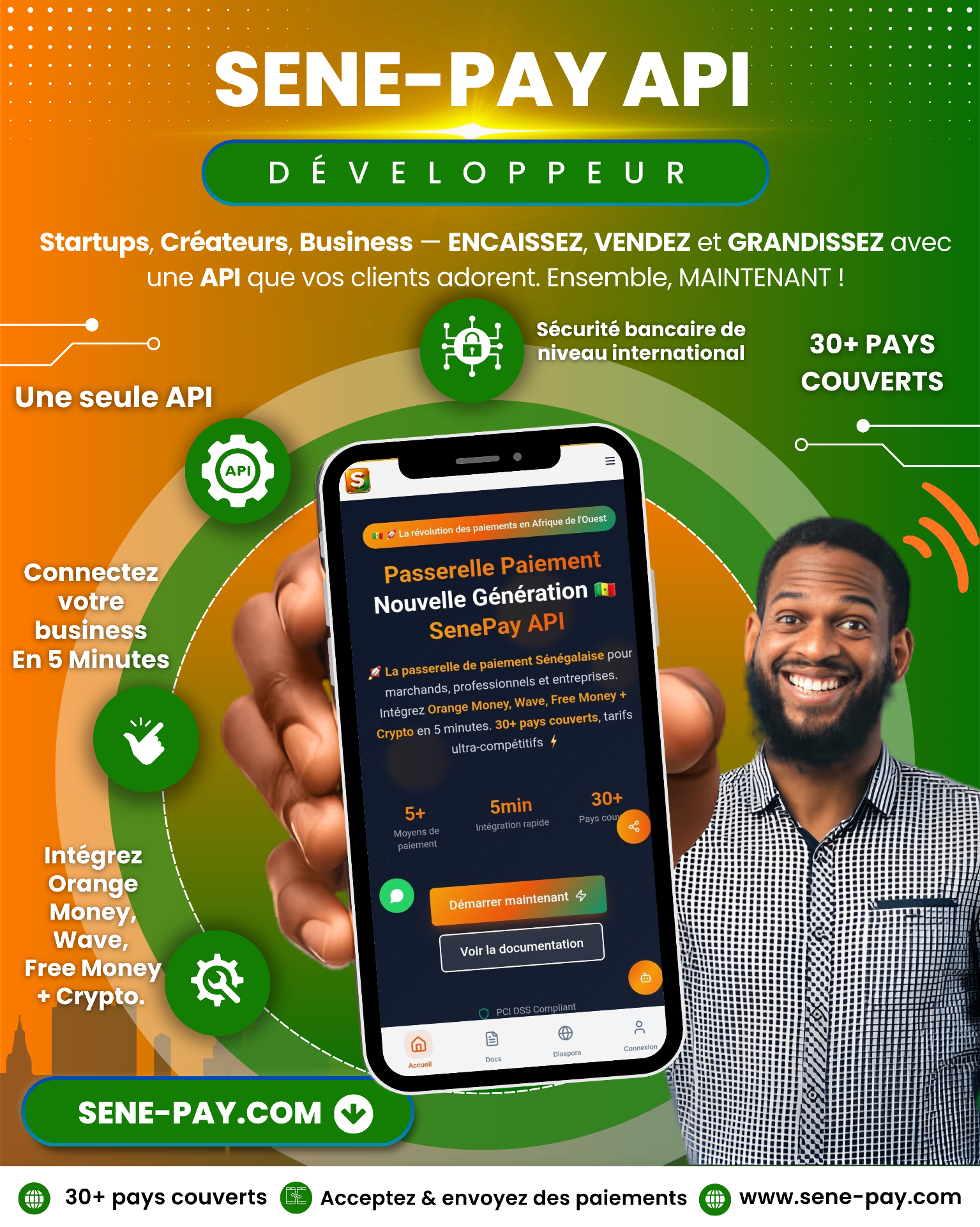 SenePay API - Intégration de paiement mobile en quelques lignes de code